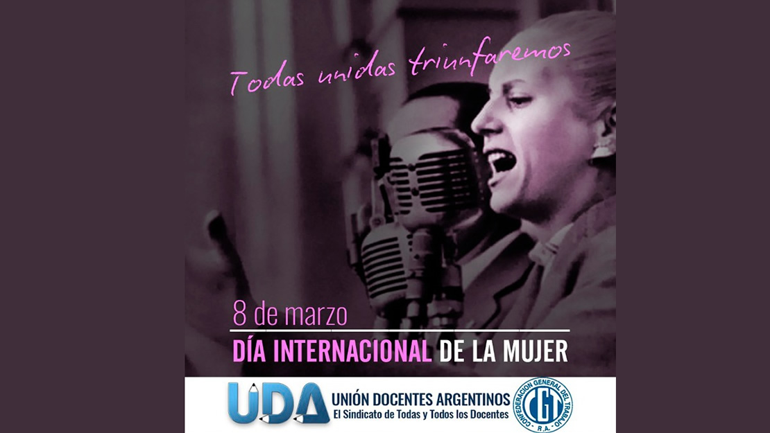 UDA adhiere al Paro Internacional de las Mujeres